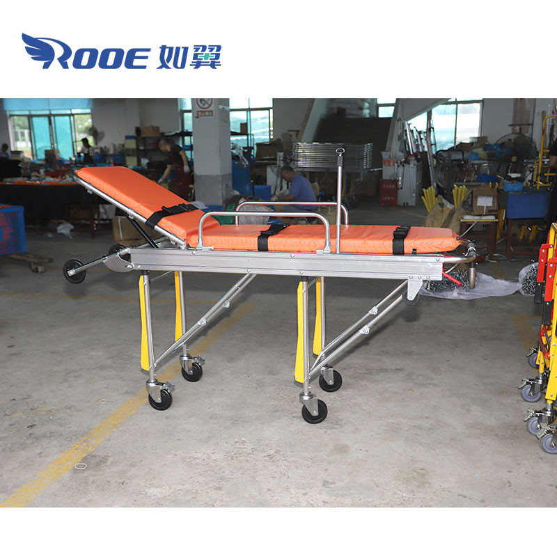 Loading Ambulance Automatic Loading Ambulance Stretcher Patient Transport Stretcher from ...
