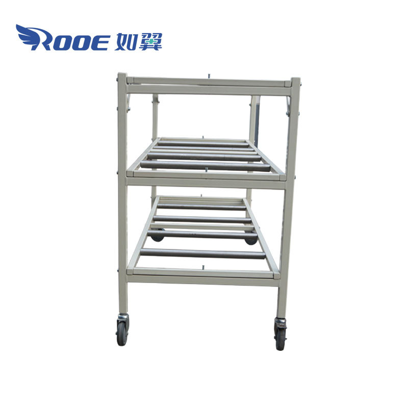 Stain Steel Coffin Rack Cadaver Storage Racks For Funeral Home