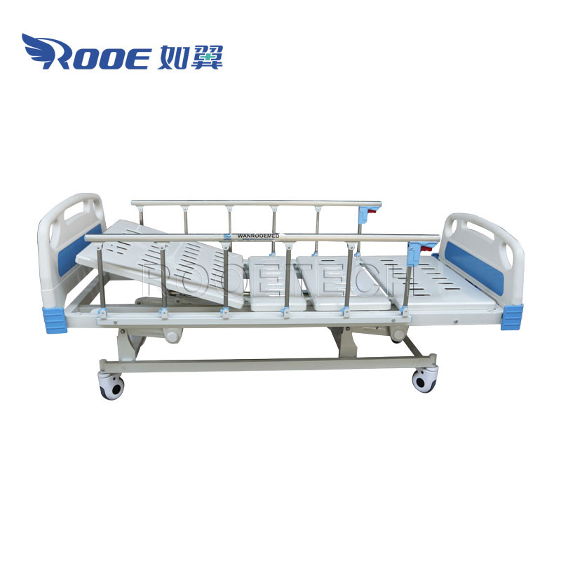 BAM302 3 Crank Hospital Bed Psychiatric Bed 3 Function Manual Medical Patient Bed