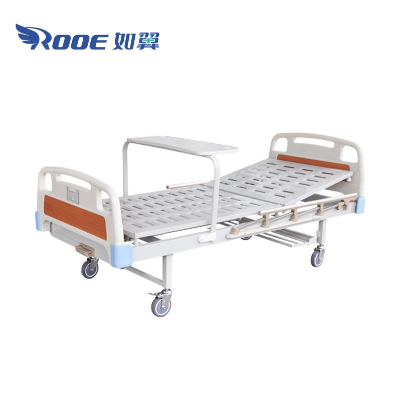 BAM100 Low Price Manual Crank Semi Fowler Hospital Bed 1 Single Bed Recovery Bed