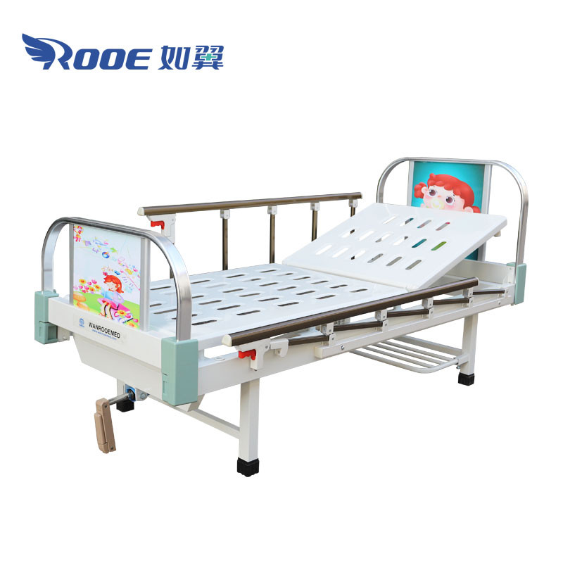 BAM100C Pediatric Hospital Baby Crib Newborn Baby Bed Cartoon Hospital Bed