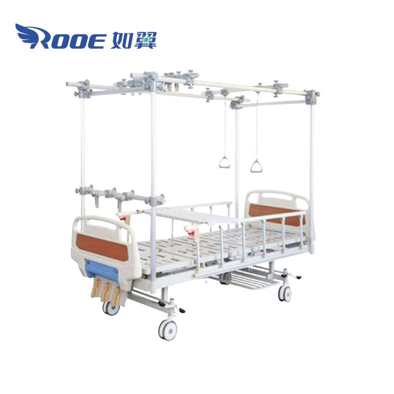 BAM304G Orthopedic Bed With Fracture Frame Manual Crank Hospital Bed