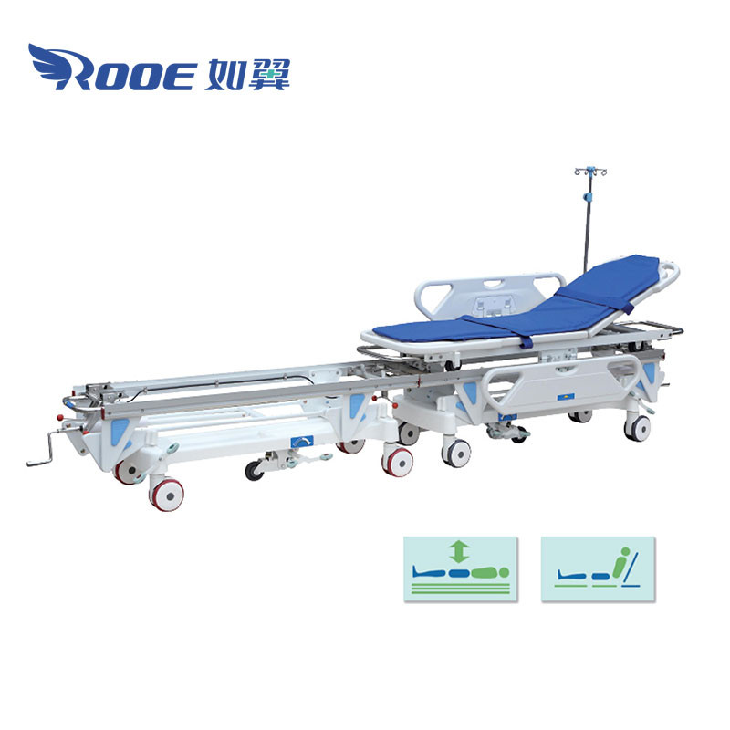 BD26A 2-section Operation Room Transport Stretcher Trolley