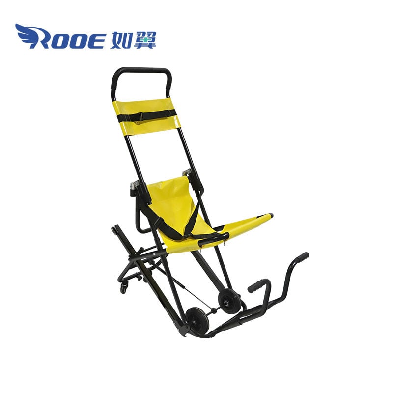 EA-6G Manual Stair Chair Stretcher With Track For Firefighter Evacuation