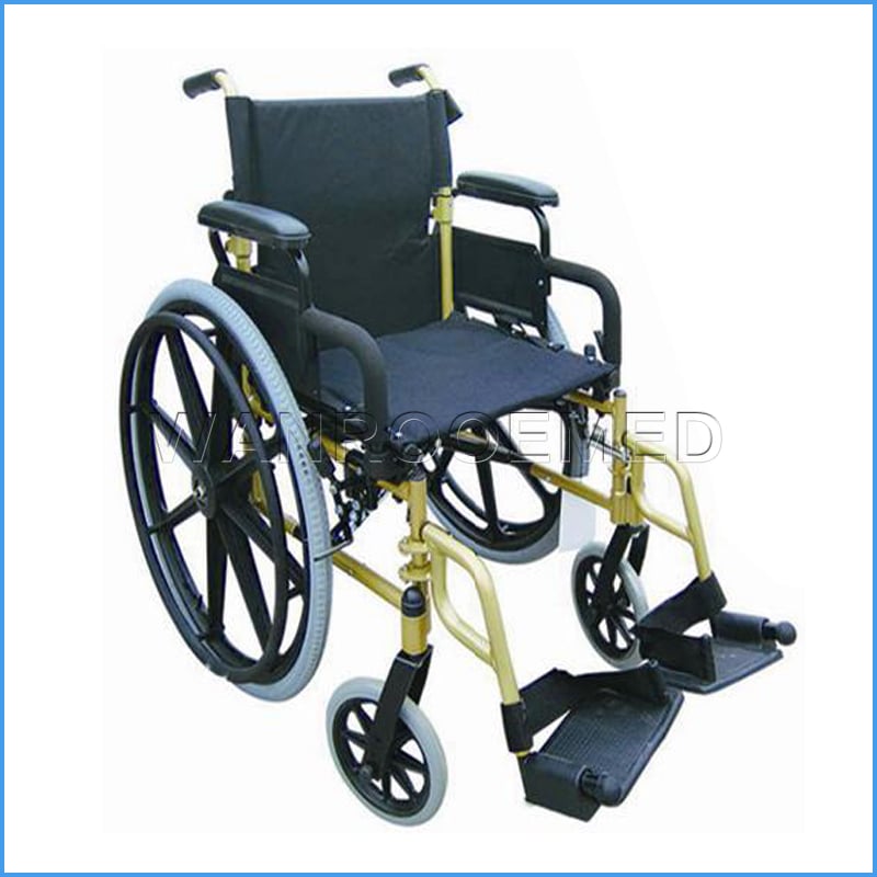 AMW02 Medical Rehabilitation plegable silla de ruedas manual