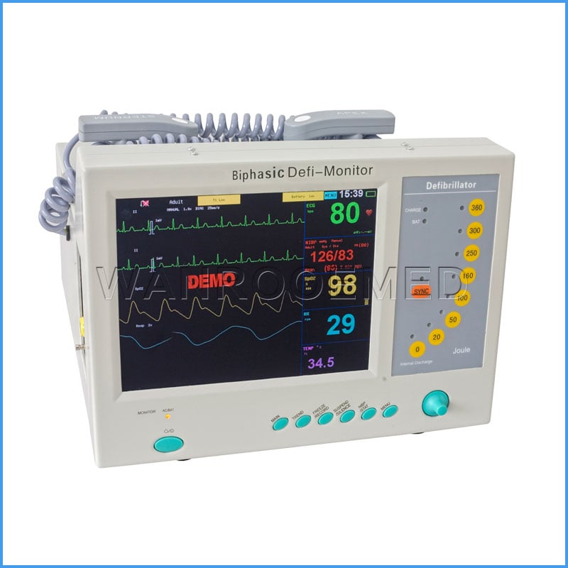 DEFI - 8000B portátil AED Desfibrilador bifásico externo automático del monitor Precio