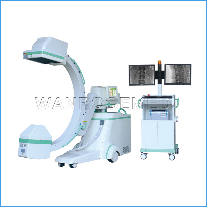 Máquina de radiografía de brazo C de fluoroscopia quirúrgica digital móvil de alta frecuencia PLX7100A