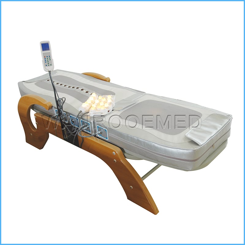 DB104 Medical Adjustable Thermal Roller Jade Massage Table Bed