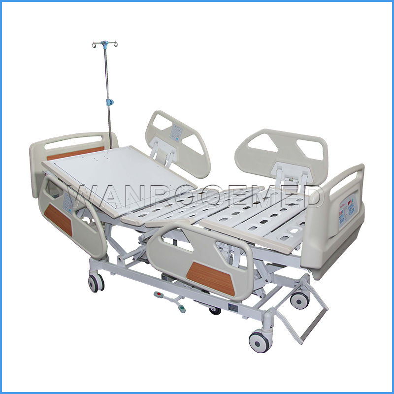Equipo de enfermería de muebles médicos BAE502 5 funciones Habitación de UCI Cama de hospital eléctrica para pacientes