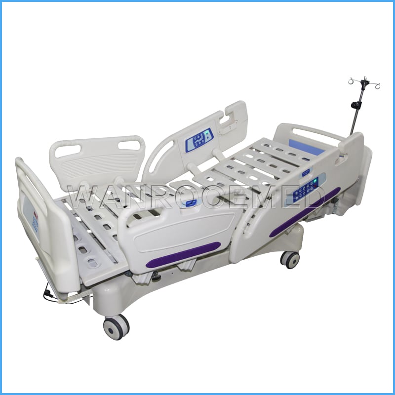 Lit d'hôpital manuel réglable de BAE517EC 2 d'équipement médical de lit de manivelle
