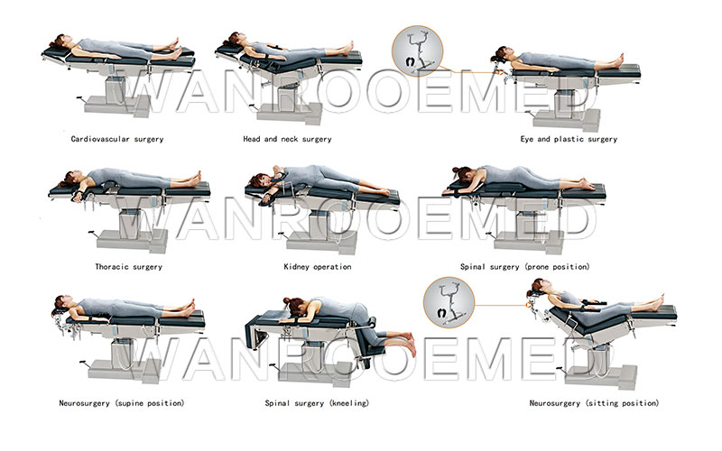 stainless steel surgery table,electro ot table,surgical bed,surgical ot table,general surgery ot table