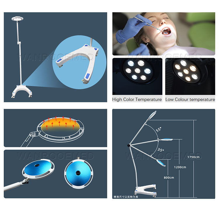 ot light stand,mobile ot light,led ot light,operation theater light,operating light