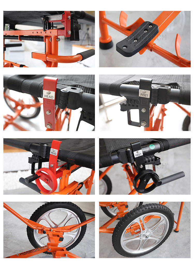 litter carrier, medical litter stretcher, folding litter litter carrier, medical litter stretcher, folding litter