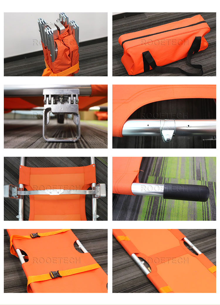 folding pole stretcher, lightweight stretcher, folding stretcher with handles&nbsp;