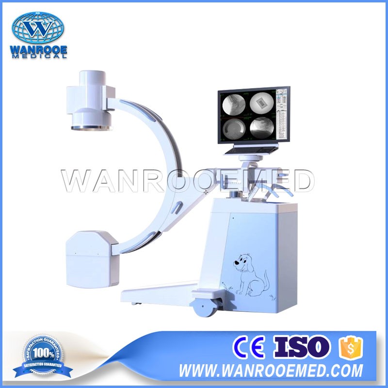 VET1120 Pig Dog Goat Swine Llama Mobile C-arm System Animals X Ray Machine