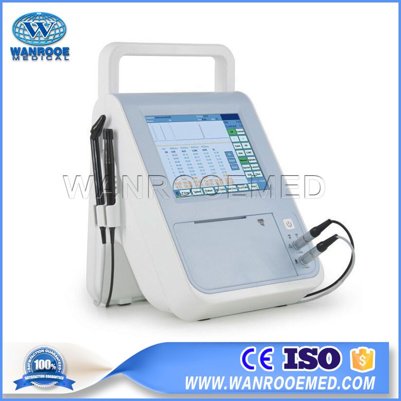 US100 5.7” inch A Scan Full Digital Portable Ophthalmic Ultrasound Scanner With Two Probe