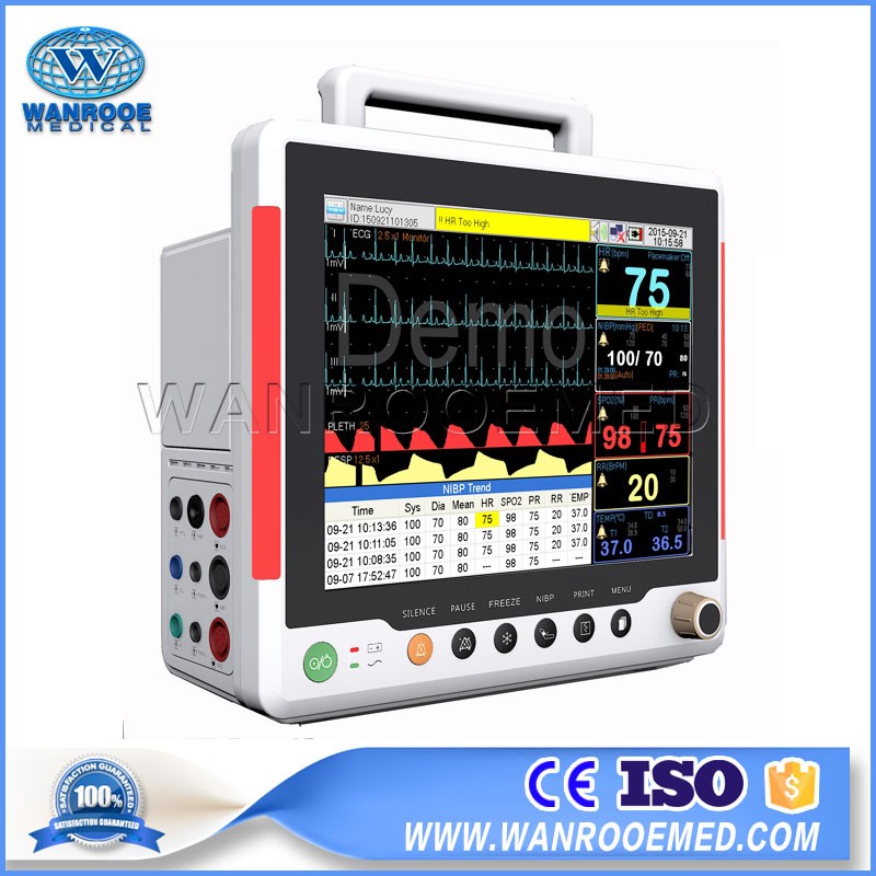 F8 Hospital Medical Digital Desktop Multi-parameter Patient Monitor