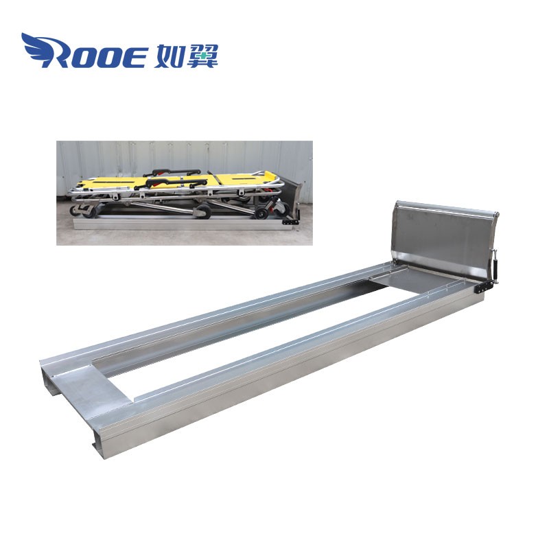 EA-D6/D7 Emergency Vehicle Equipment Stainless Steel Platform Ambulance Stretcher Ramp