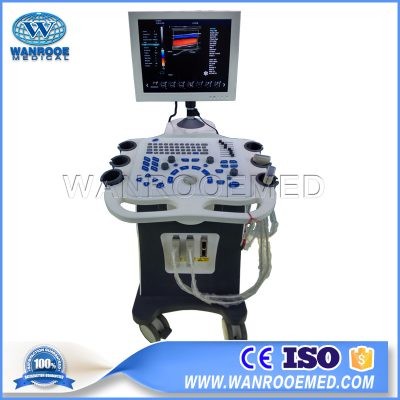 USC80 Digital Diagnosis Trolly 128 Element Color Doppler System Ultrasound Scanner