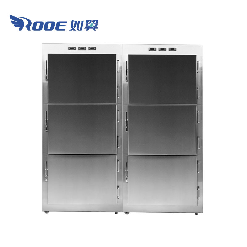 GA306 6 Dead Body Cooler Morgue Refrigerator Price Corpse Freezer