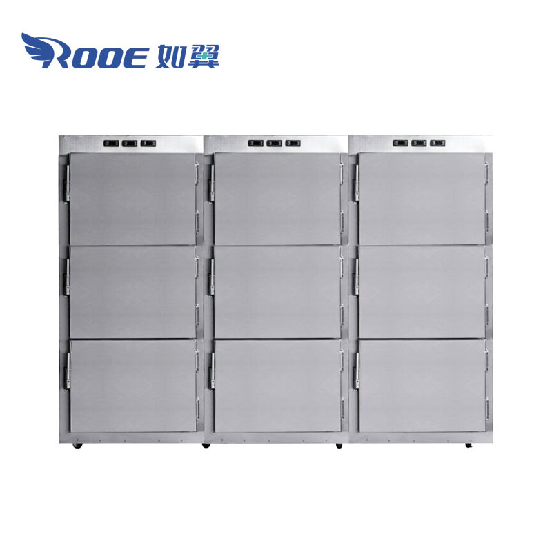 GA309 Morgue And Mortuary Refrigeration 9 Dead Body Freezer Box