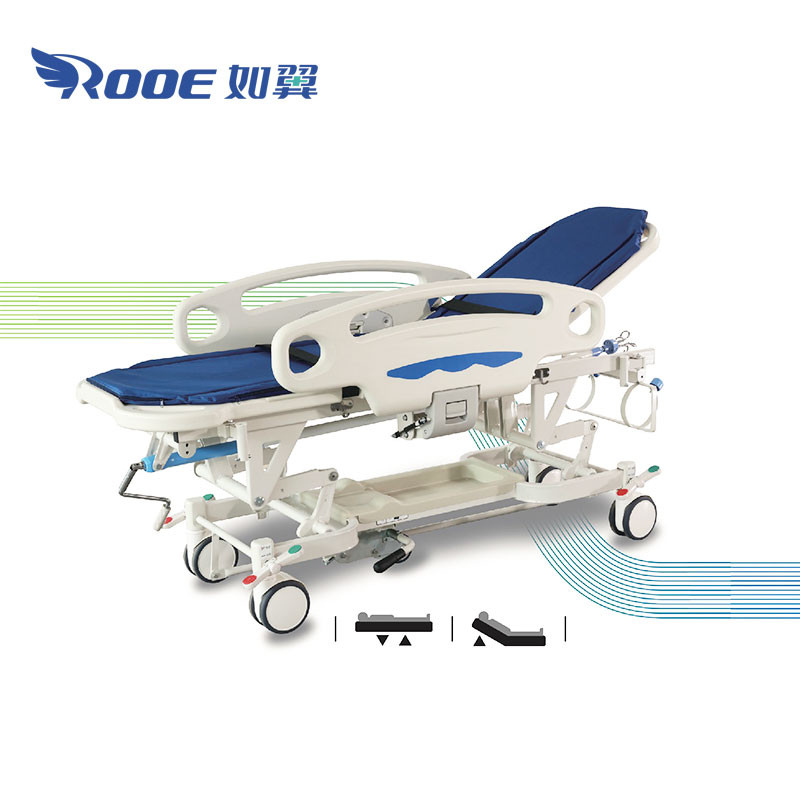 BD111 Plus Surgical Stretcher&Hospital Gurney Eye Stretcher Manual Transfer Carts