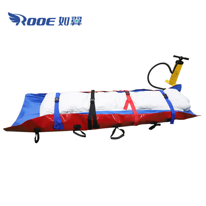 EA-11A01 Orange Soft Stretcher Vacuum Mattress For Fracture Fixation