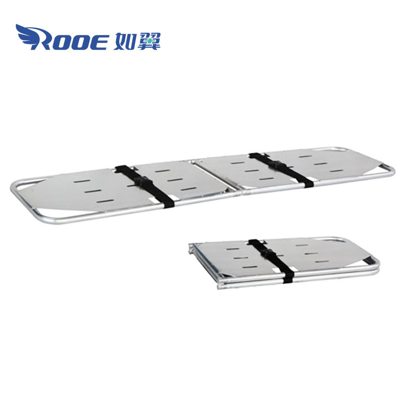 EA-1C Aluminium Top Single Fold Stretcher Hard Medical Stretcher