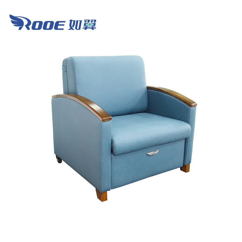 BHC001O Medical Sleeping Recliner Chair Attendant Bed