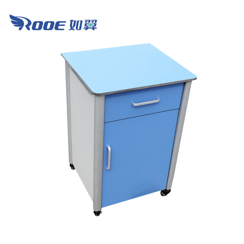 BC010A Hospital Bed Side Locker Nursing Home Bedside Tables