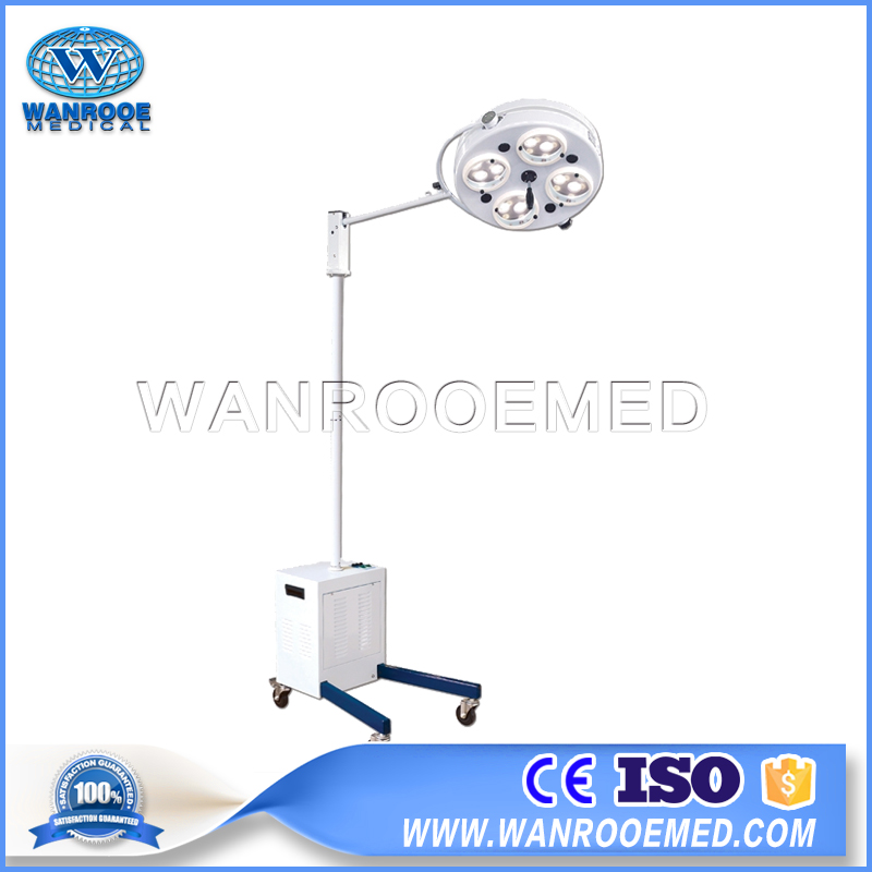 AKL04L-III Mobile Operation Lamp 4 Bulb Portable Shadownless Surgical Light