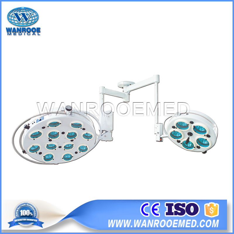 AKL1205L Medical Ceiling Lamp Double Dome Halogen Shadowless Operating Light